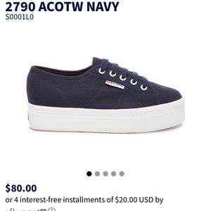 Light Blue Superga Platform Sneakers